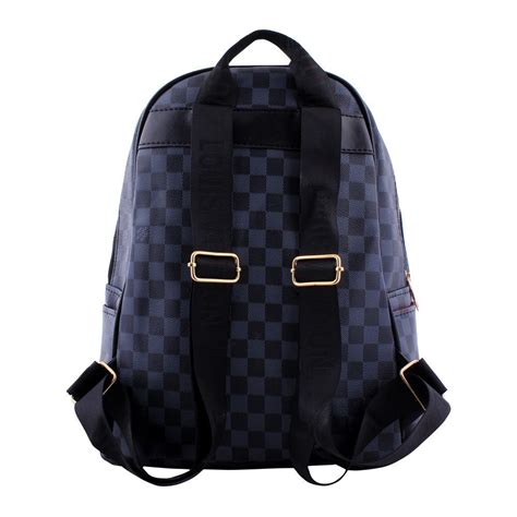 black louis vuitton backpack cheap|louis vuitton black checkered backpack.